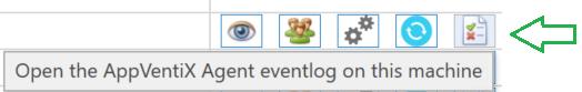 AppVentiX Agent event log location