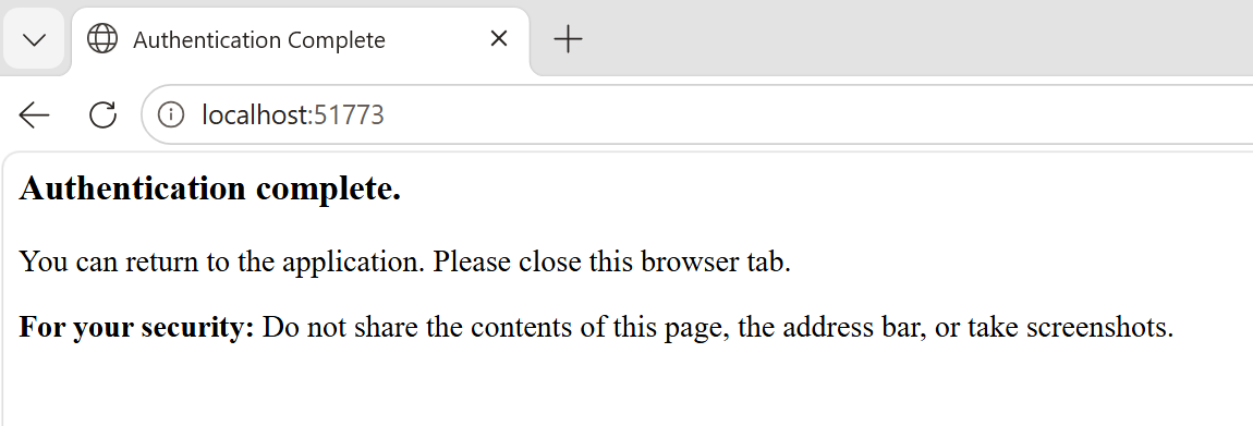 Close the browser