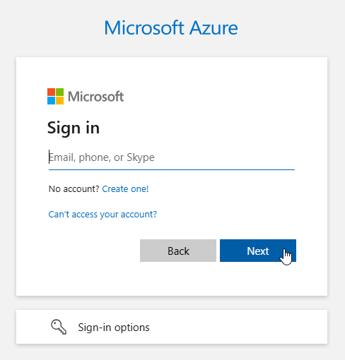 Login to Azure
