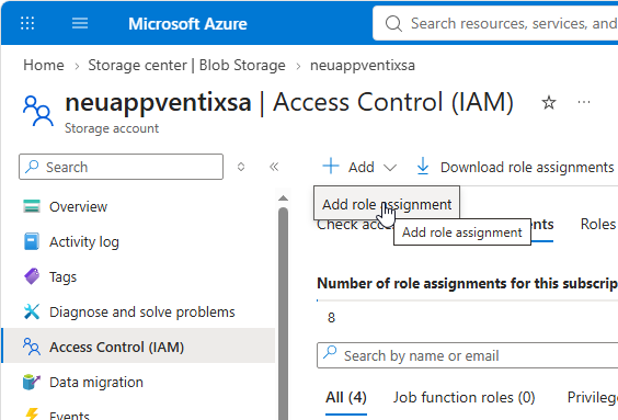 Add role assignment