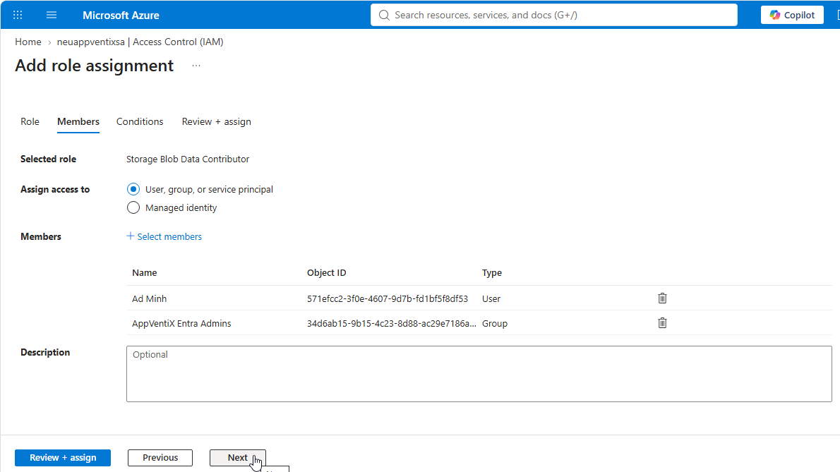 Select members