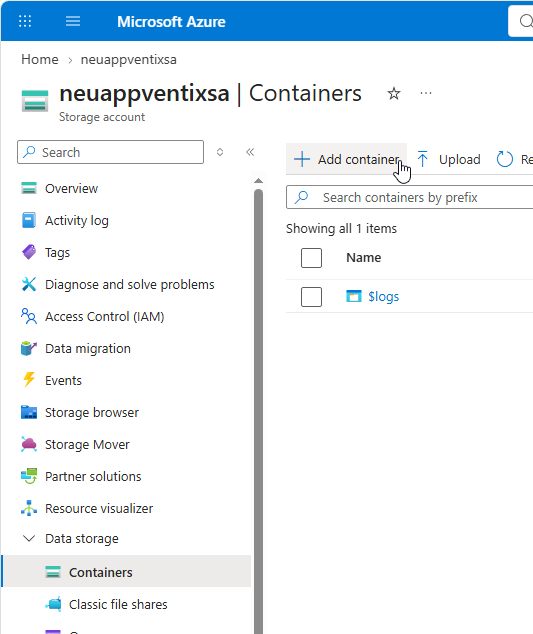 Add container