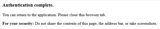 Close the browser