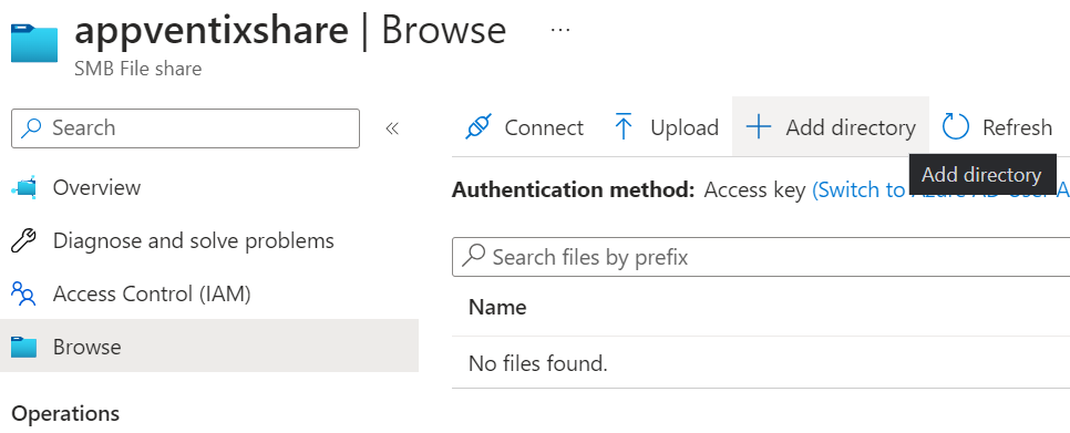Create config and content folders