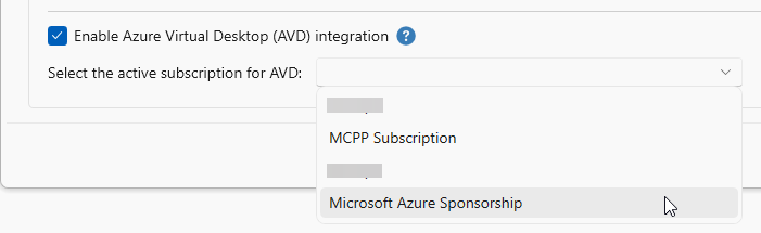 Select active subscription