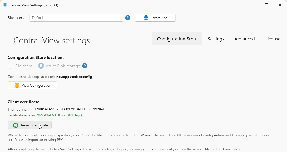Rotate Certificate