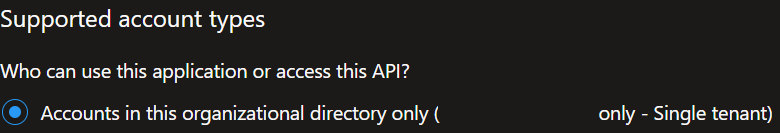 Admin consent checkbox