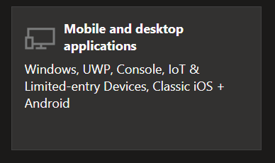 Add platform - mobile and desktop