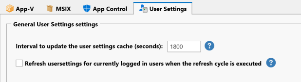 Additional general settings