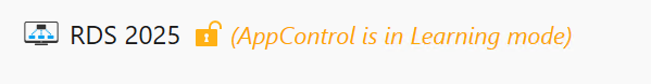 Learning mode indicator