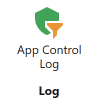 App Control log view