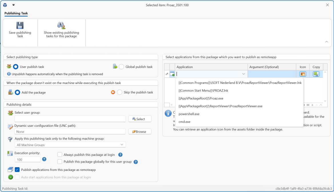 Auto start applications