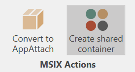 MSIX Shared Container creation