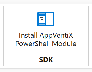 PowerShell module install button