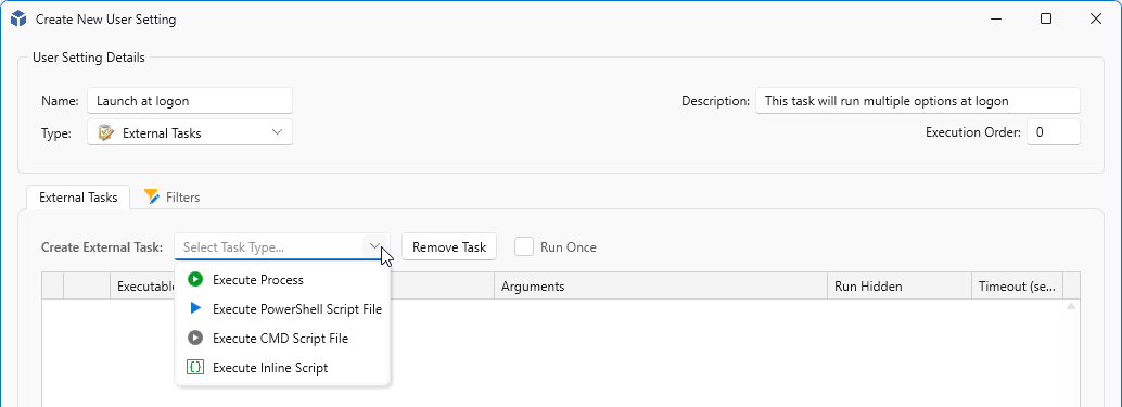 External Task Types