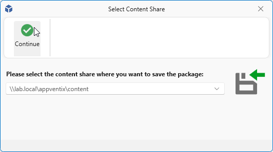 Select content store
