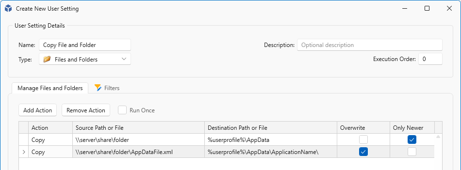 Copy Files and Folders