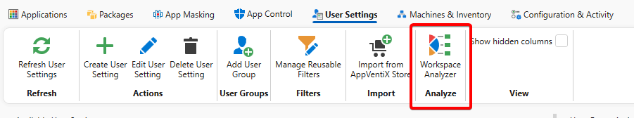 Workspace Analyzer