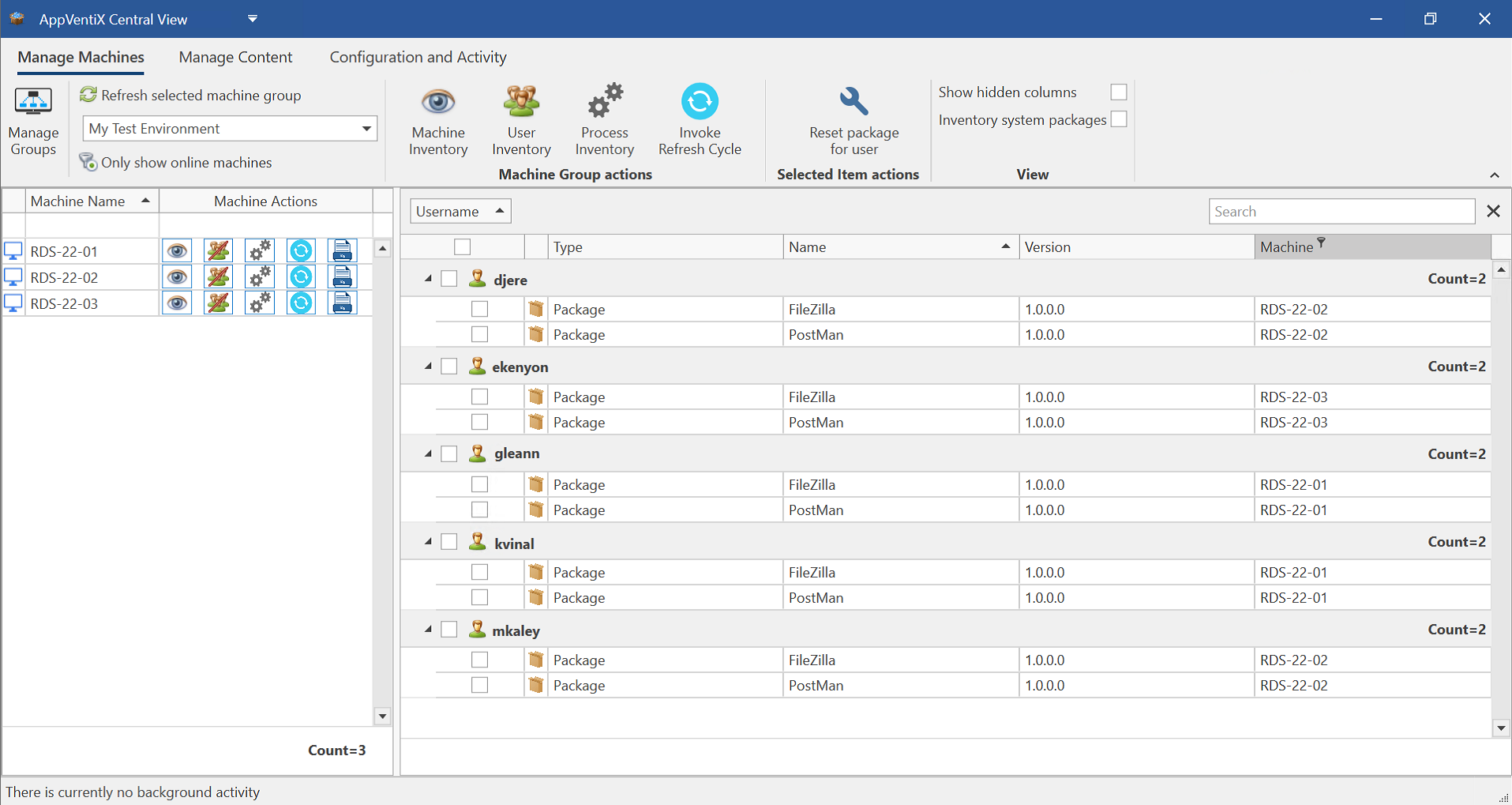 User Inventory - AppVentiX 3.2.24