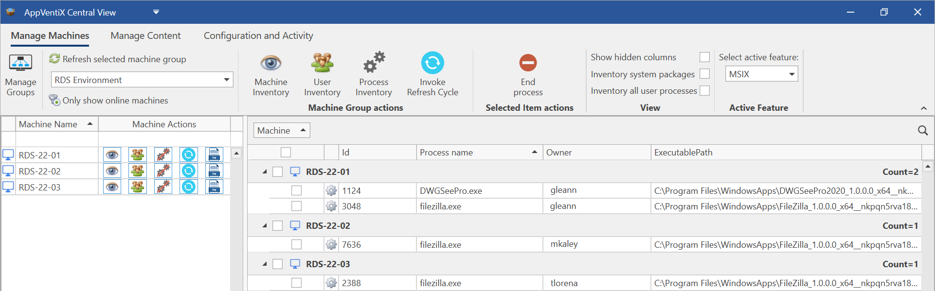 Process Inventory - AppVentiX 3.2.24