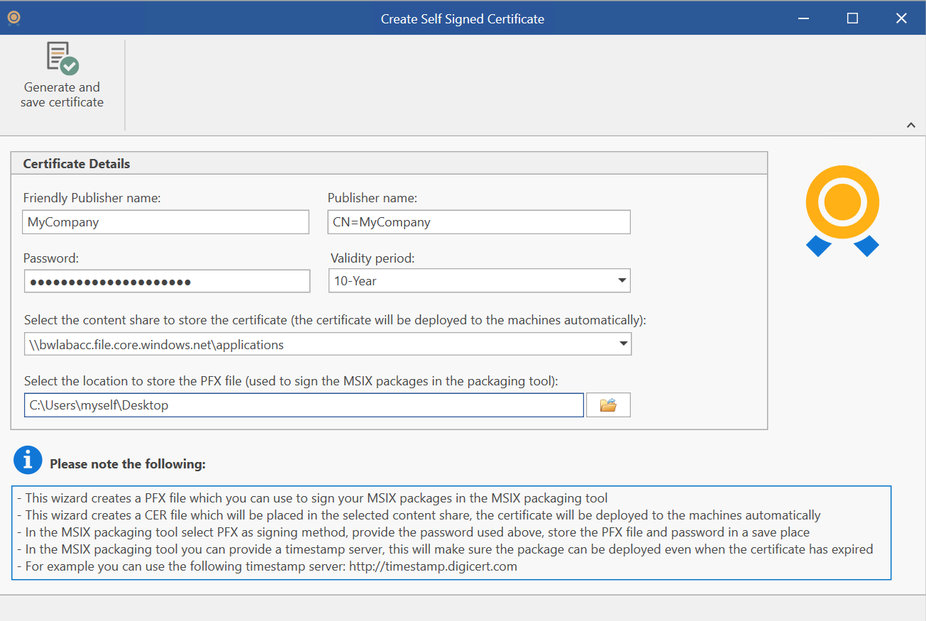 Certificate - AppVentiX 3.2.24
