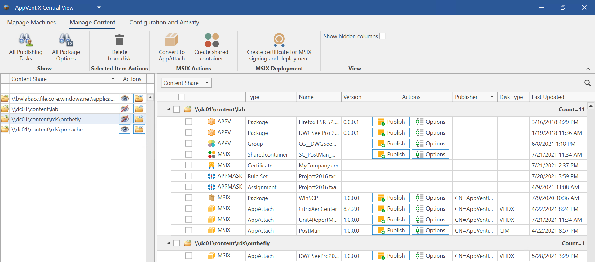 Content Inventory - AppVentiX 3.2.24