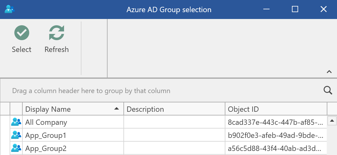 AzureADGroupselection - AppVentiX 3.6.36