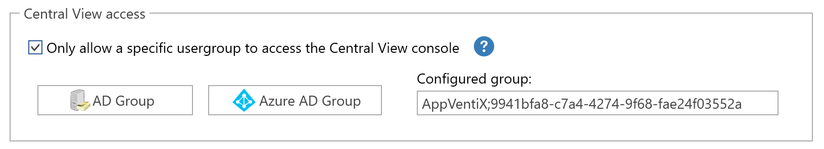 Group Access - AppVentiX 3.6.36