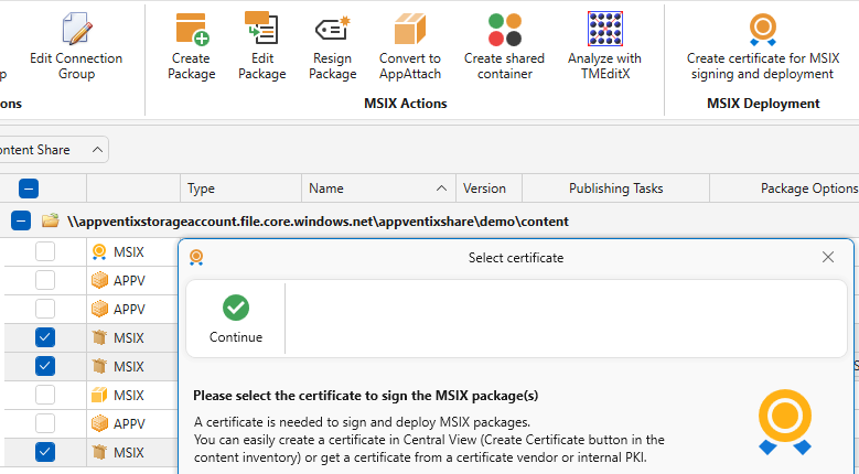 Bulk re sign packages - AppVentiX 4.0.26