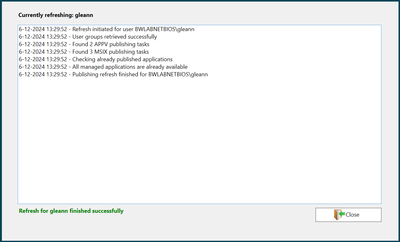 Progress Agent GUI - AppVentiX 4.0.26