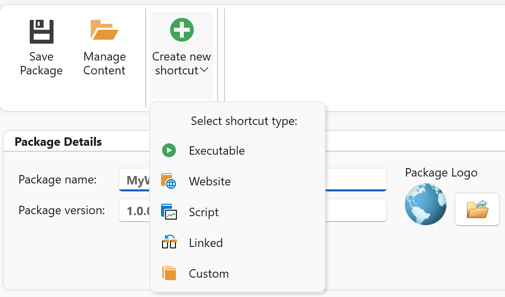 CreateShortcut - AppVentiX 5.0.26
