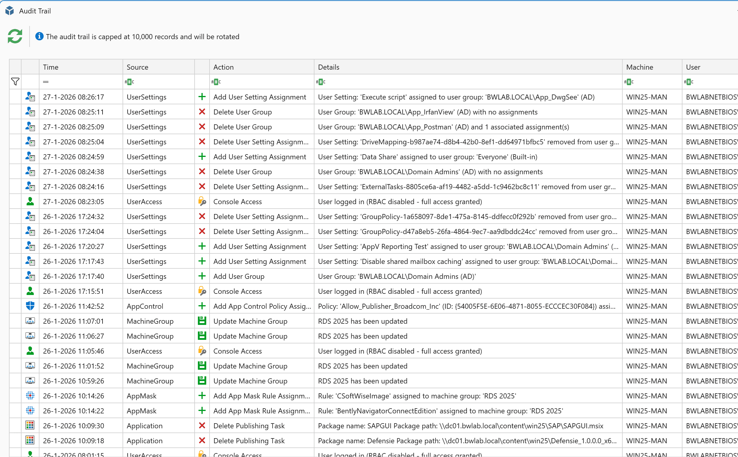 AuditTrail - AppVentiX 5.0.26